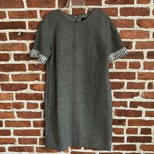 COPY - Jcrew collection grey wool dress